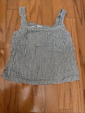 Summertime Staple Gingham Tank Top - Women - 50s Retro Style Linen Style Crop